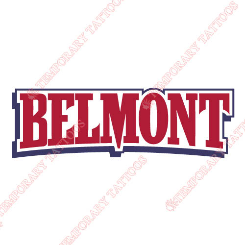 Belmont Bruins 2003 Pres Wordmark Customize Temporary Tattoos Stickers NO.3774